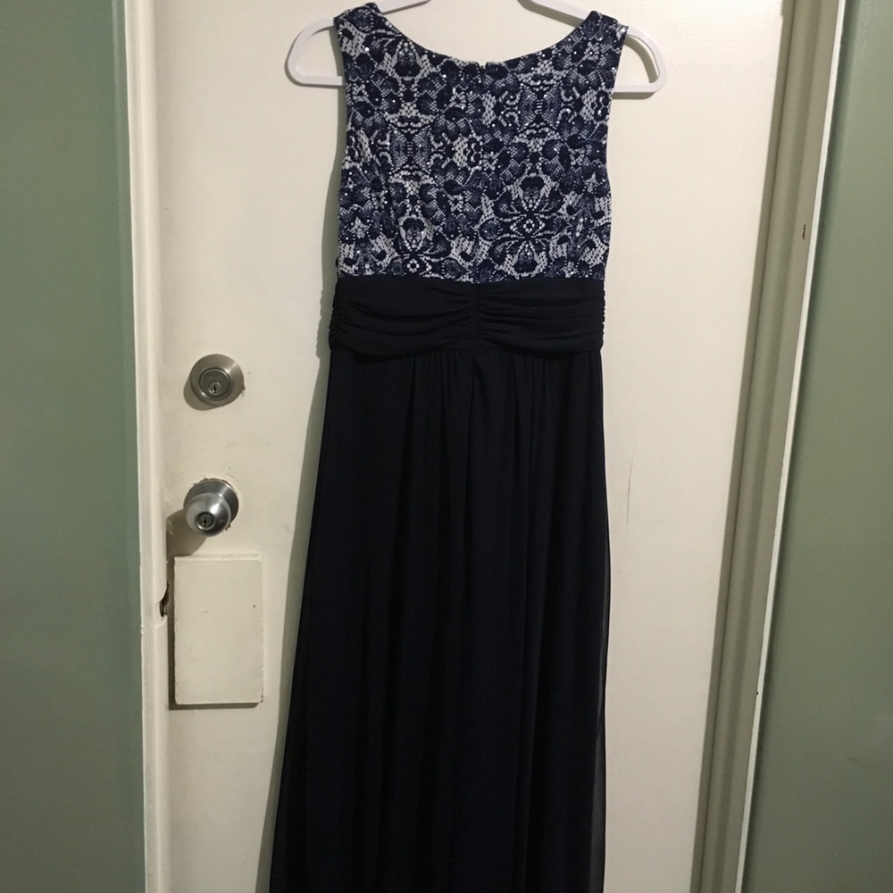 💙 make offer!Jessica Howard navy blue gown 10P 💙